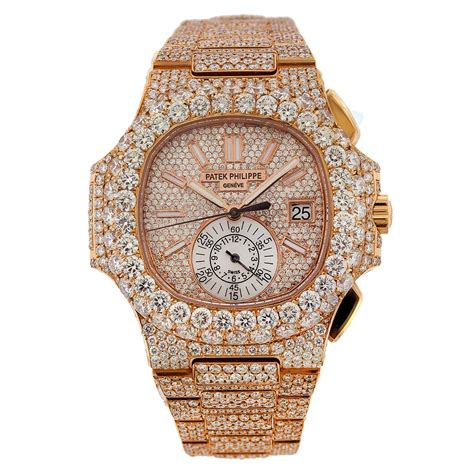 iced out watch patek philippe|Patek Philippe iced out price.